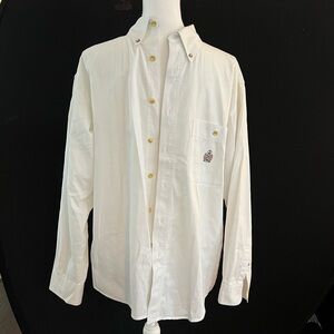 Vintage Y2K Bugle Boy White/Cream Dress Shirt